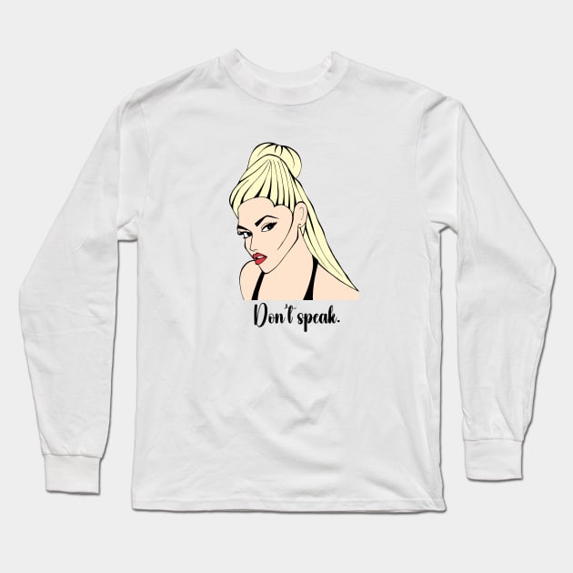 GWEN STEFANI FAN ART!!! Long Sleeve T-Shirt by cartoonistguy